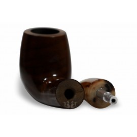 Cachimbo Bertoldi Elite Natural Curvo Peça Única
